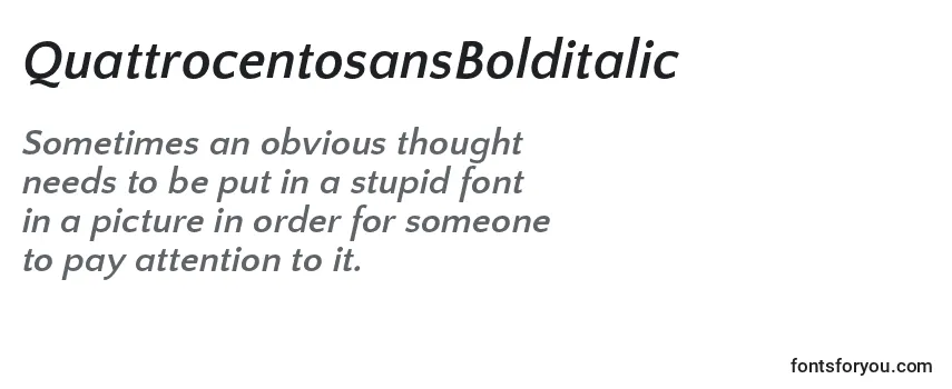 QuattrocentosansBolditalic (19014)-fontti