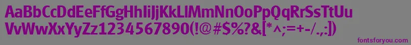 En savoir plus sur la police GouditaSansSfBold Police GouditaSansSfBold – polices violettes sur fond gris