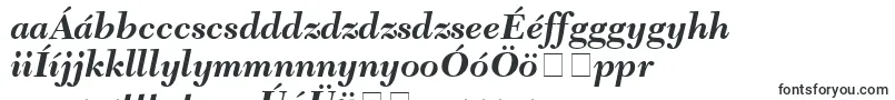 Шрифт TycoonSsiBoldItalicOldStyleFigures – венгерские шрифты