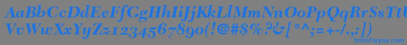 Подробнее о шрифте TycoonSsiBoldItalicOldStyleFigures Шрифт TycoonSsiBoldItalicOldStyleFigures – синие шрифты на сером фоне