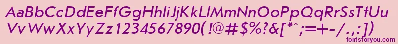 Jrs56 Font – Purple Fonts on Pink Background