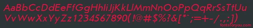 Jrs56 Font – Red Fonts on Black Background