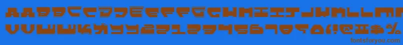 More about Lovev2p Font Lovev2p Font – Brown Fonts on Blue Background