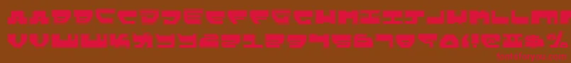 Lovev2p Font – Red Fonts on Brown Background