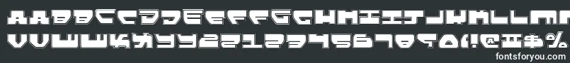 Lovev2p Font – White Fonts on Black Background