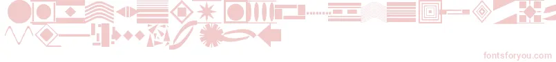 fuente TrinketsJl – Fuentes Rosadas Sobre Fondo Blanco