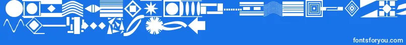 Saiba mais sobre a fonte TrinketsJl Fonte TrinketsJl – fontes brancas em um fundo azul