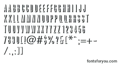  Griffonshadow font