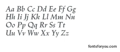 Обзор шрифта LinotypeTrajanusBolditalic