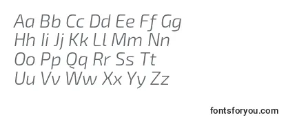 Exo2.0Lightitalic Font