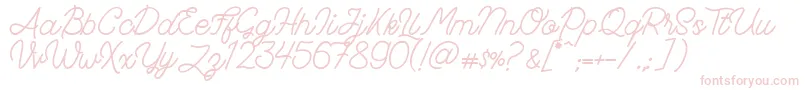 FadScript Font – Pink Fonts