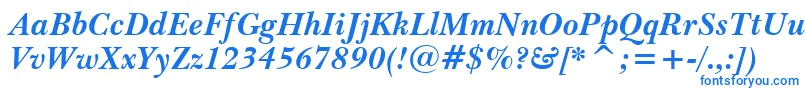 Tt0034c Font – Blue Fonts on White Background