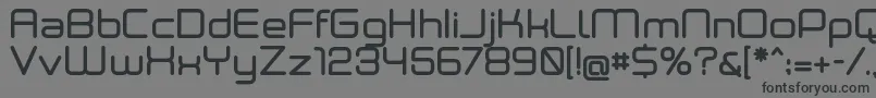 Neogreymedium Font – Black Fonts on Gray Background
