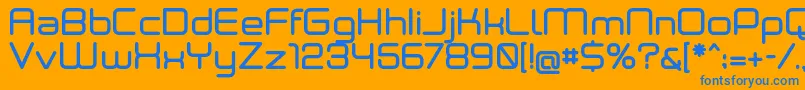 More about Neogreymedium Font Neogreymedium Font – Blue Fonts on Orange Background