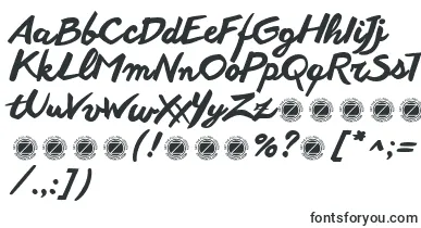  AnothershabbyTrial font
