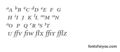 MinionExpertSemiboldItalic Font