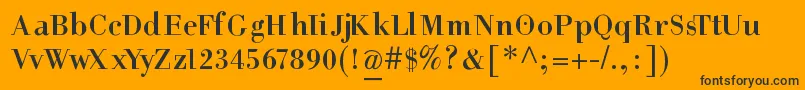 HelpusgiambattistaSmallcaps Font – Black Fonts on Orange Background