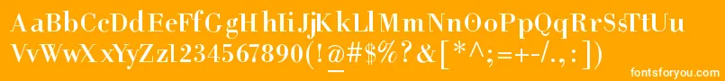 HelpusgiambattistaSmallcaps Font – White Fonts on Orange Background