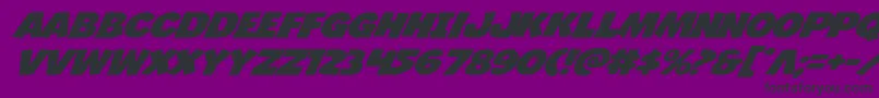 Jcandlestickexpand Font – Black Fonts on Purple Background