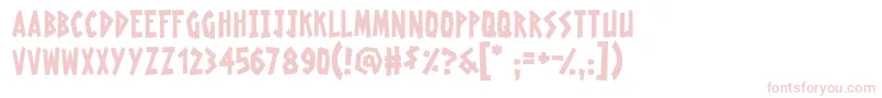 RadioactiveGranny Font – Pink Fonts on White Background