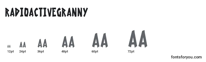 RadioactiveGranny Font Sizes