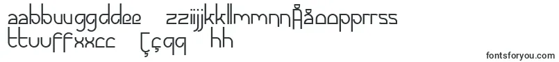 フォントFuturexAlternatlc – ウズベク文字
