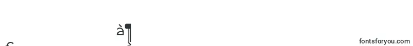 フォントFuturexAlternatlc – シンハラ文字
