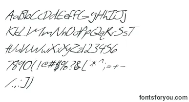 SfScribbledSansItalic font – game Fonts