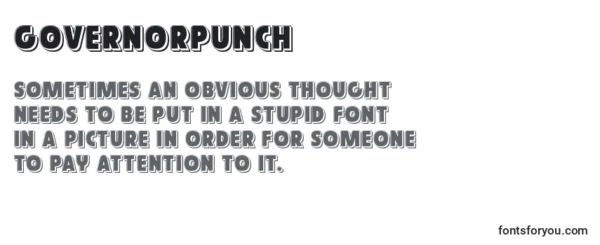 Governorpunch Font