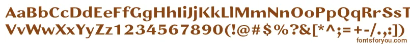 Шрифт JainasansBoldPersonalUse – коричневые шрифты на белом фоне