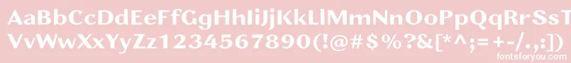 JainasansBoldPersonalUse Font – White Fonts on Pink Background