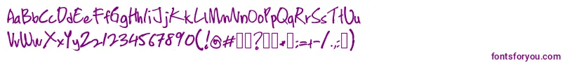 ContengMarker Font – Purple Fonts