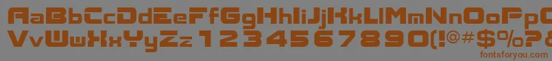 More about AksentNormal Font AksentNormal Font – Brown Fonts on Gray Background