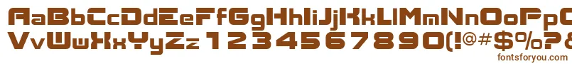 Подробнее о шрифте AksentNormal Шрифт AksentNormal – коричневые шрифты на белом фоне