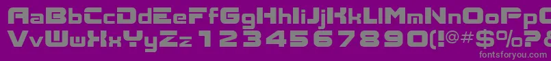 Więcej informacji o czcionce AksentNormal Czcionka AksentNormal – szare czcionki na fioletowym tle