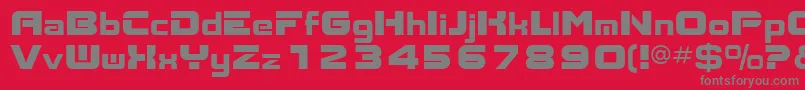 En savoir plus sur la police AksentNormal Police AksentNormal – polices grises sur fond rouge