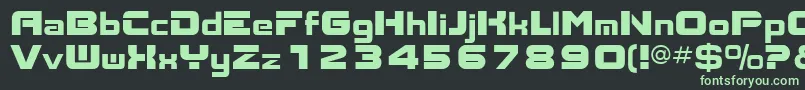 AksentNormalフォントについての詳細 フォントAksentNormal – 黒い背景に緑の文字