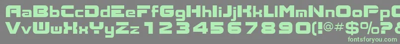 En savoir plus sur la police AksentNormal Police AksentNormal – polices vertes sur fond gris
