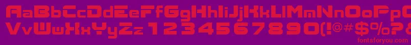 Más sobre la fuente AksentNormal fuente AksentNormal – Fuentes Rojas Sobre Fondo Morado