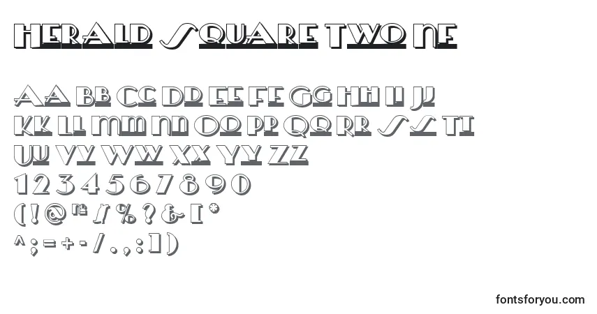 Herald Square Two Nf Font – alphabet, numbers, special characters