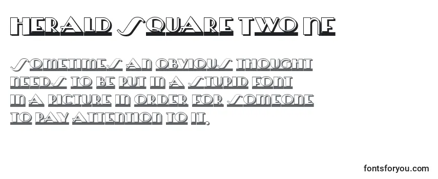 Herald Square Two Nf Font