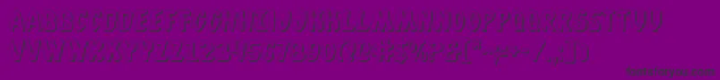 Whata2s Font – Black Fonts on Purple Background