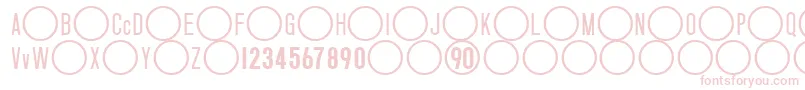 NikeTotal90 Font – Pink Fonts on White Background