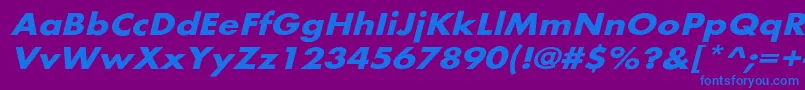 More about BelmarextoblBo Font BelmarextoblBo Font – Blue Fonts on Purple Background