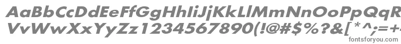 BelmarextoblBo Font – Gray Fonts on White Background