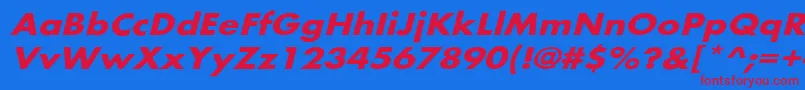 Подробнее о шрифте BelmarextoblBo Шрифт BelmarextoblBo – красные шрифты на синем фоне