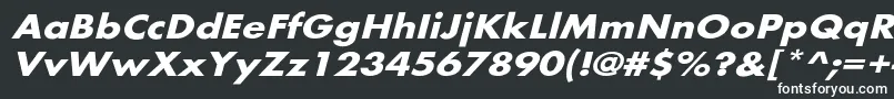 BelmarextoblBo Font – White Fonts on Black Background