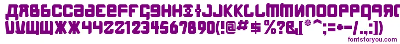 KremlinMenshevikBold-fontti – violetit fontit
