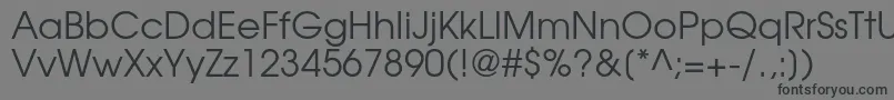 TexgyreadventorRegular Font – Black Fonts on Gray Background