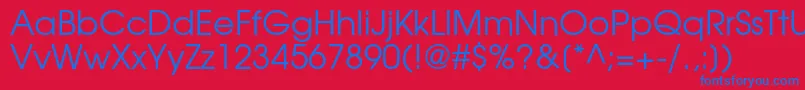 TexgyreadventorRegular Font – Blue Fonts on Red Background
